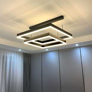 大气意式 吊灯简约现代客厅灯主灯新款 轻奢极简组合灯具套餐