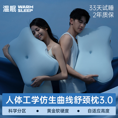 温眠记忆棉护颈家用枕头