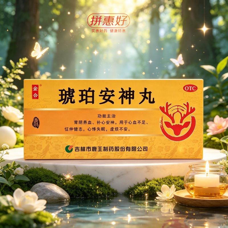 [金合]琥珀安神丸9g*10丸/盒