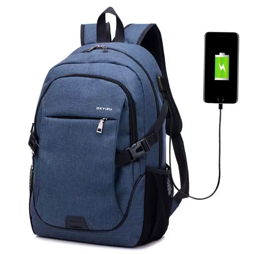 Laptop Backpack with usb school backpack bag for men's