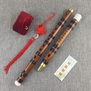 单插铜二节笛 江南689送绒布袋 笛子 二节笛