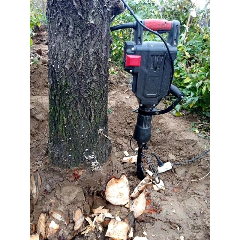 大功率多功c能种植电动挖树机起苗土球挖坑土开沟凿岩破碎夯土电