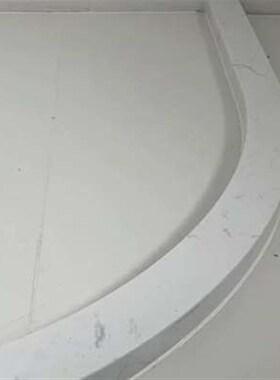 人造景观室内装饰造景边框围栏实心大理石材质园庭院地上收边围挡