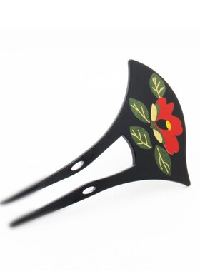 新娘 饰品亚克力新娘头饰  U型发簪结婚配饰FC015黑色