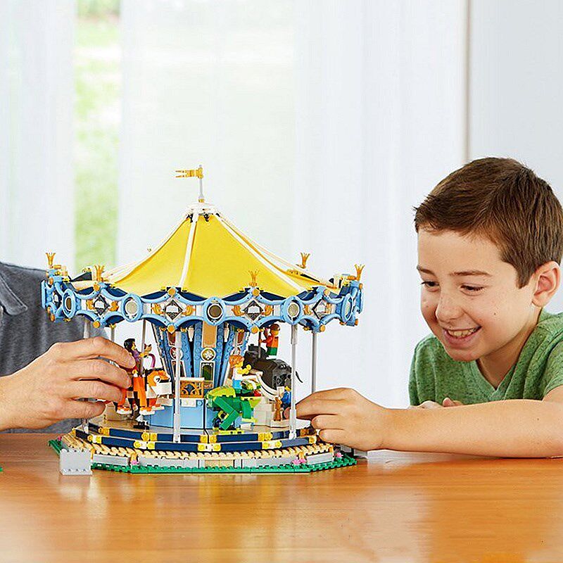 街景系列旋转木马10257成人高难度儿童拼装中国积木玩具礼物15036,玩具/童车/益智/积木/模型,普通塑料积木,淘宝优惠券,粉丝福利购,淘宝优惠卷
