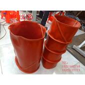 硅胶布筒布套通风防火伸缩帆布通风软连接布套耐高温伸缩软接头