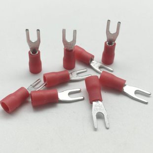 V国标铜 形冷压SV03加厚3度05 接线端子只7厚 叉1.2S10 紫 10. 装