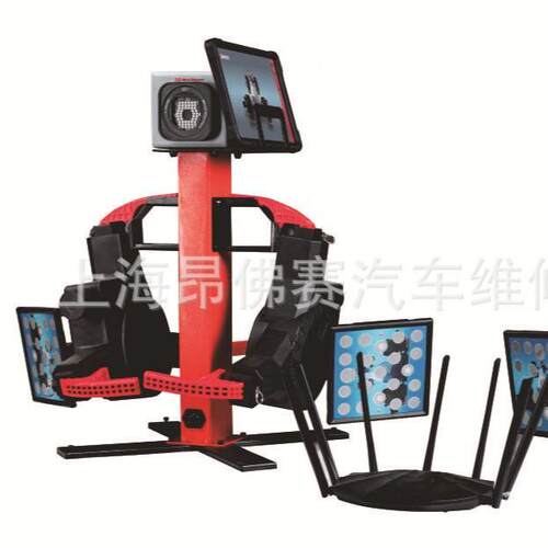 F510机3D车轮定位机495个摄像头无横梁无机柜适D用四柱升降和地坑