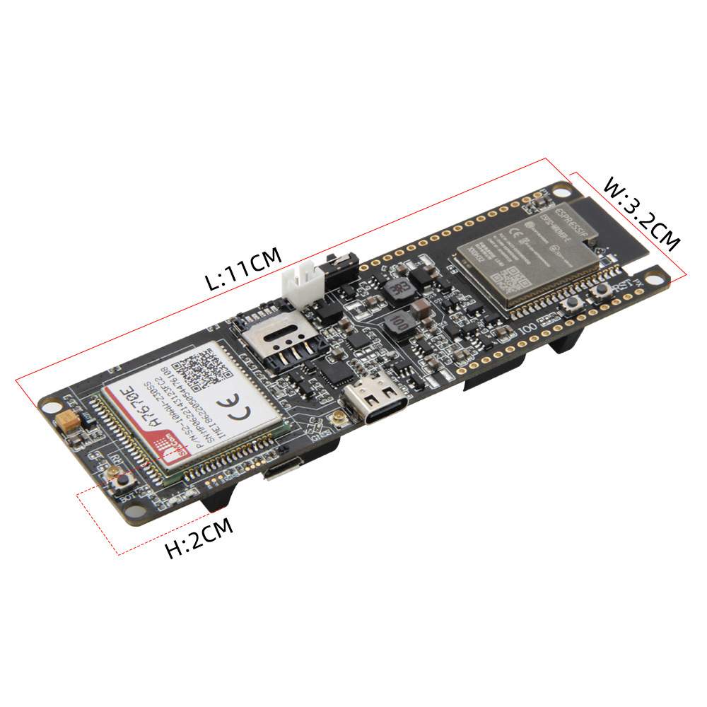 LILYGO? T-A7670E R2 4G LTE CAT1 ESP32 支持 GSM GPRS EDGE