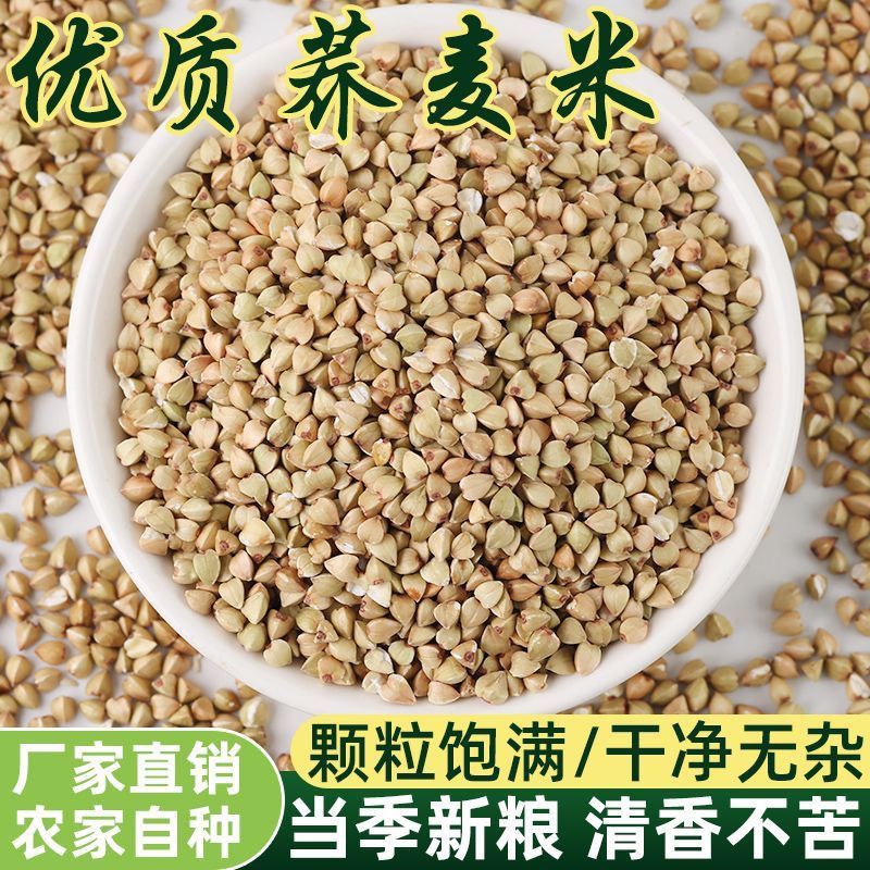 厂家直销新鲜荞麦荞麦仁乔荞米新米五谷杂粮粥杂粮粥清香