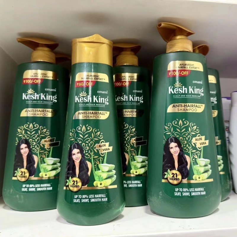 跨境印度阿育吠陀洗发水keshking控油修复发根柔顺头发护发批发