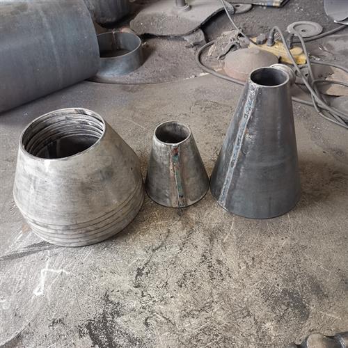 碳钢卷制锥形铁管不锈钢焊接异径管锥尖吸水喇叭口椎管大小头加工