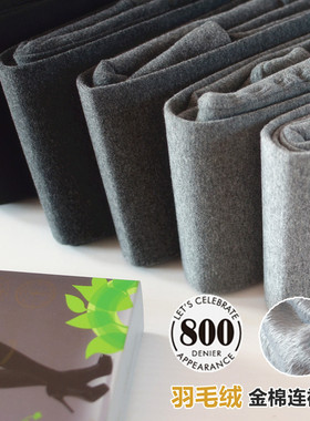 一件包邮JA 800D 秋冬显瘦加绒加厚金棉打底袜子黑灰色 连裤袜