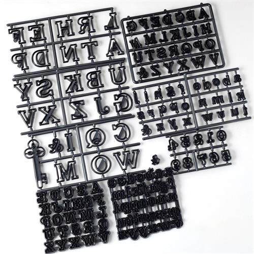 大小写字母数字塑料切模  翻糖蛋糕饼干印模压花烘焙模具