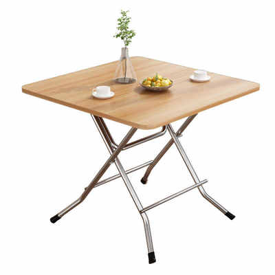 折叠桌餐桌家用简易吃饭桌户外便携摆摊租房小户型方桌子折叠桌椅