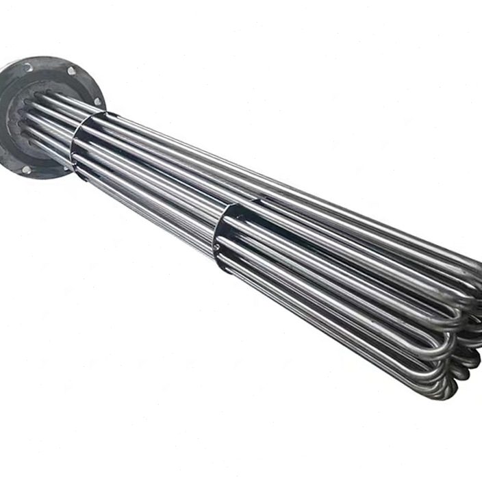 .大功率加热管工业电锅炉导热油加热器法兰加热棒水箱电热管制