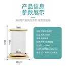 迷你小型桌面生态瓶创意办公室钢化玻璃微景缸卧室旋转鱼缸斗鱼缸