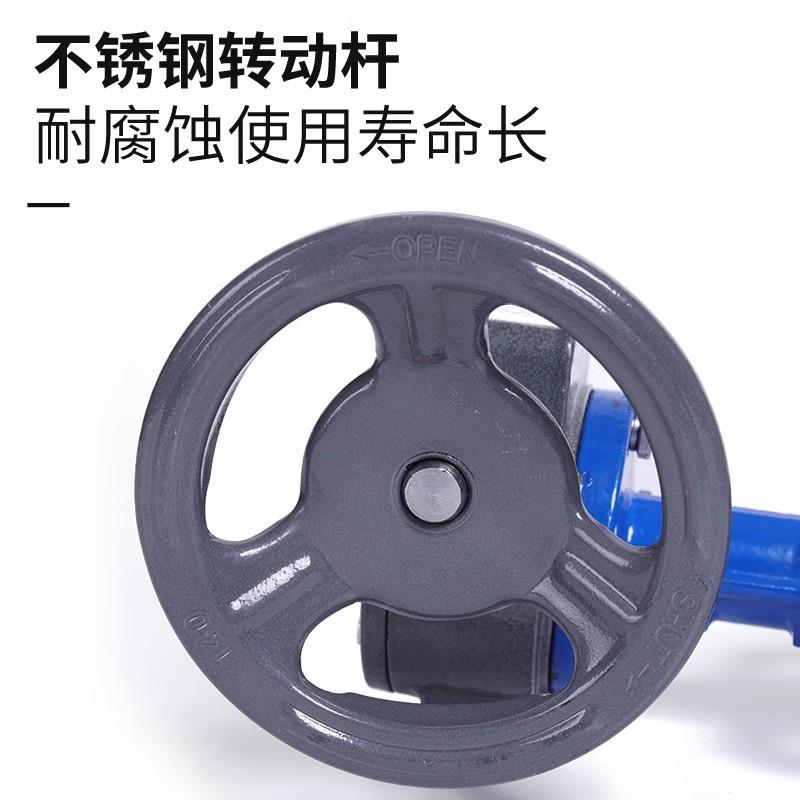 埃美柯9806涡轮蝶阀D371X-16球墨铸铁对夹式手动开关软密封水阀门