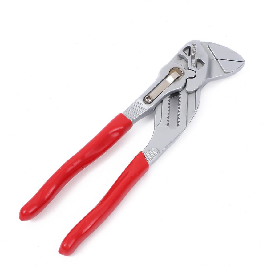 .新款快速水泵钳鹰嘴水管钳子多功能按压夹持大开口水暖家用工具