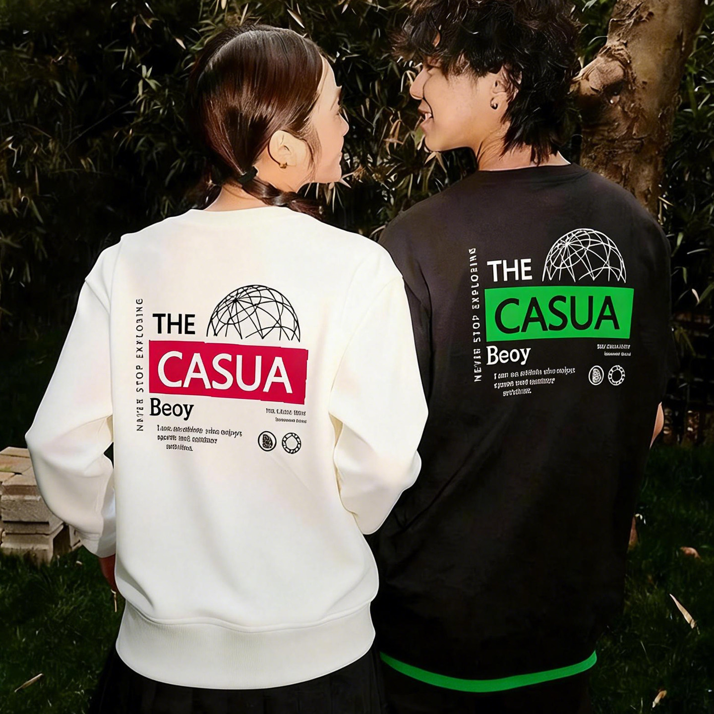 南北面向男女同款纯棉印花长袖T恤户外休闲透气新款打春秋款卫衣,男装,卫衣,淘宝优惠券,粉丝福利购,淘宝优惠卷