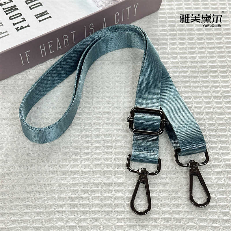 高档女包包带子黑色尼龙加厚单肩斜挎带单买加长百搭男士电脑旅行