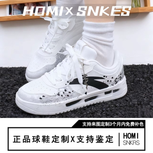 生活系列 安踏 板鞋 小众潮流黑曼巴 912418001Q 定制球鞋