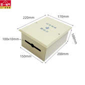 100接地电阻测试盒防雷断接卡子箱空箱 150 暗装 防雷测试箱200