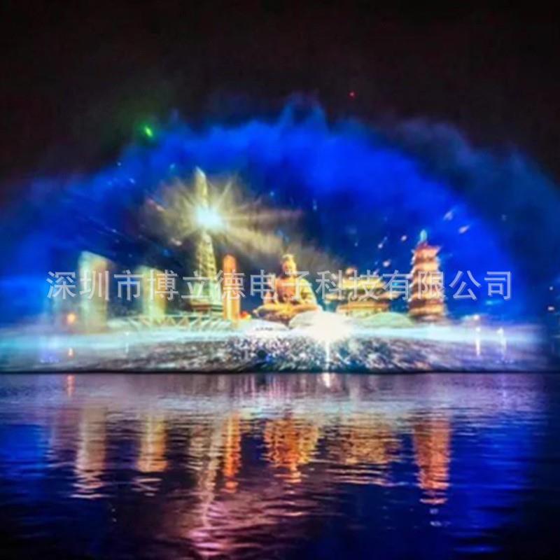 水幕电影喷泉 广场大型水舞秀程控设备 安装激光灯光投影水幕喷泉