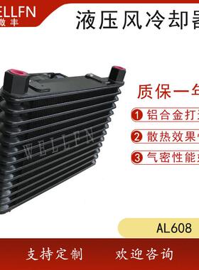 AL608-CA风冷式油冷却器 无锡微丰 液压站油散热器 机床油冷却器