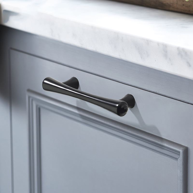 厂家直销简欧衣柜黄铜拉手单孔橱柜门抽屉把手