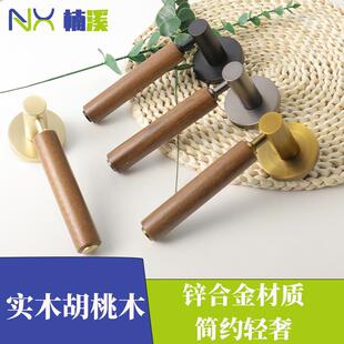 木门锁原木门把手室内卧室静音房门锁磁吸木门锌合金锁
