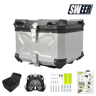 80L 新28L32L36L 65L 45L 100L摩托车铝合金尾箱边箱防水三箱 55L