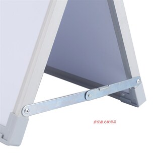 儿童画板双面黑板绿板办公家用前台折叠带手柄留言板桌面小白板