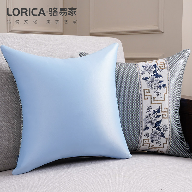 冰藤抱枕凉席靠枕夏季新中式客厅沙发靠垫套不含芯夏天腰枕大号