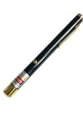 新光源黄色激光笔FOX纯铜绿/红色教鞭天文指星沙盘逗猫讲课红外线