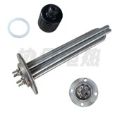 圆形90MM法兰模温机加热管电热棒水箱锅炉蒸汽发热管6KW 9KW 12KW