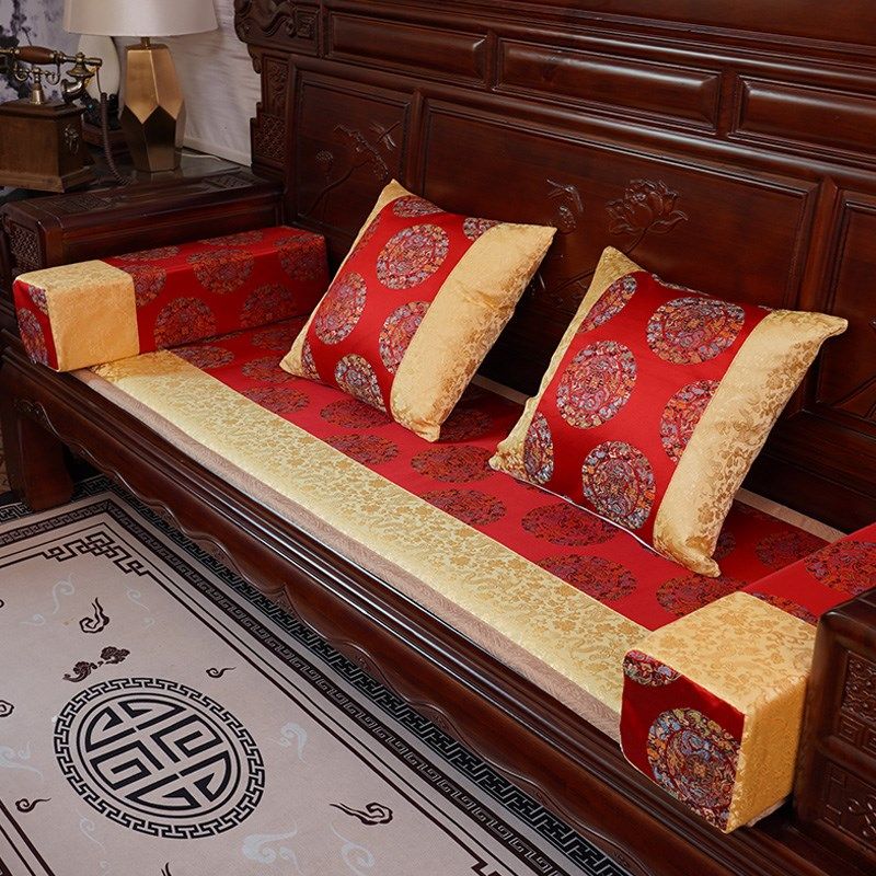中式红木沙发坐垫实木家具椅垫古典整套太师圈椅沙发坐垫罗汉床垫