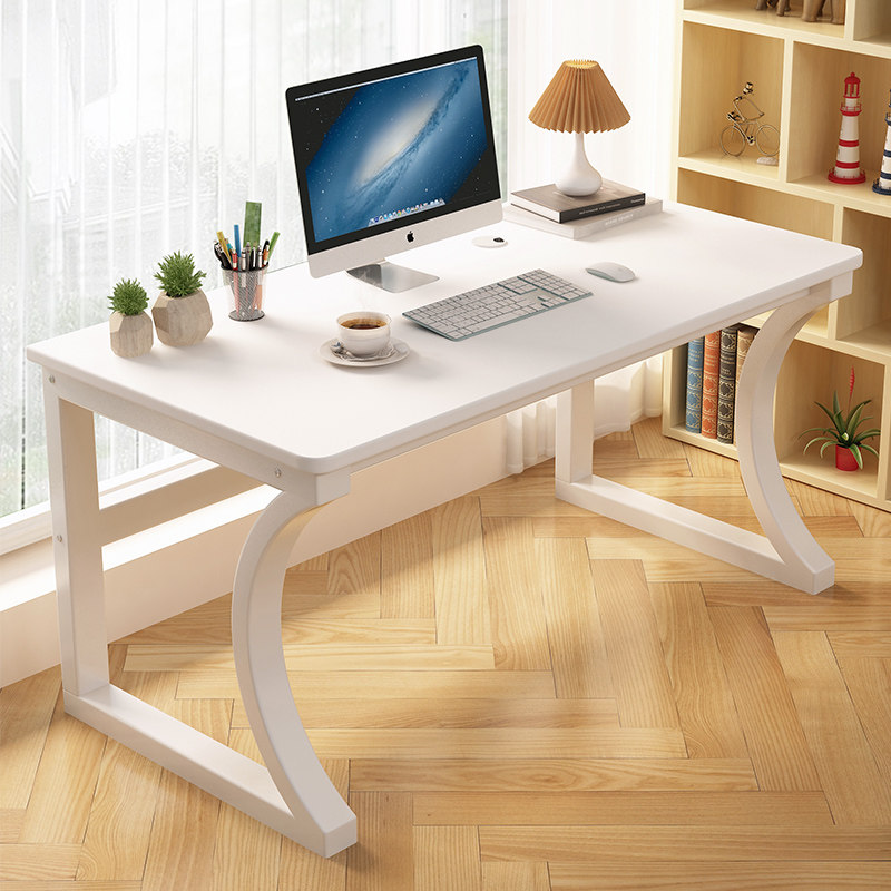 电脑桌台式书桌学生家用学习桌租房桌子小户型卧室简约白色办公桌