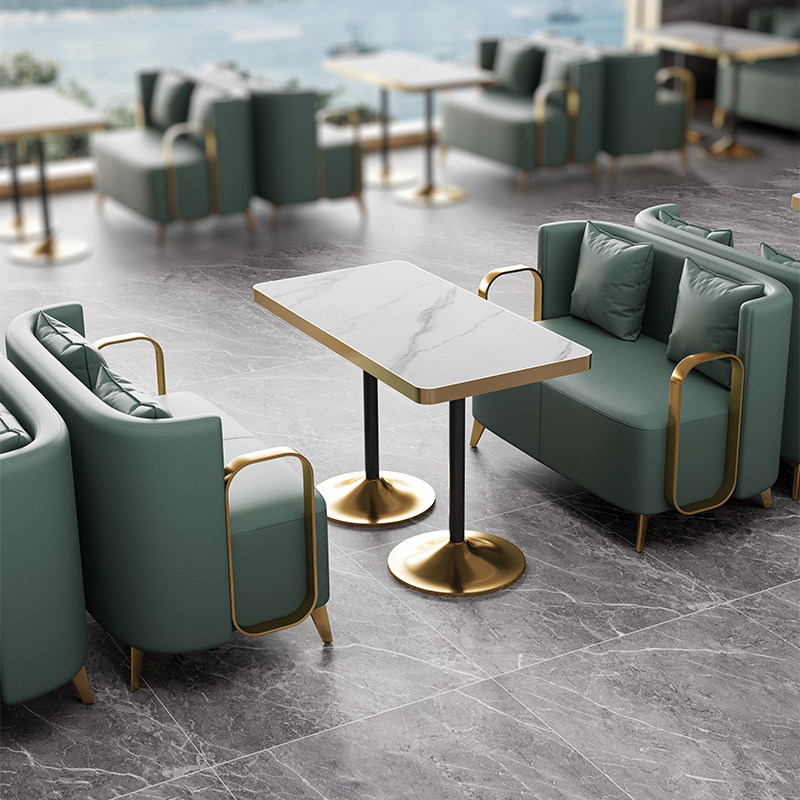 咖啡西餐厅甜品店商用双人轻奢接待洽谈清吧酒吧卡座沙发桌椅组合,商业/办公家具,沙发,淘宝优惠券,粉丝福利购,淘宝优惠卷