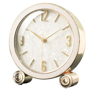 创意轻奢座钟家用摆台式客厅高端大气时钟桌面静音台钟坐钟表摆件