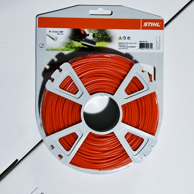 原装斯蒂尔尼龙打草绳2.4/x2.7mmSTL割灌机通用打草线割草绳