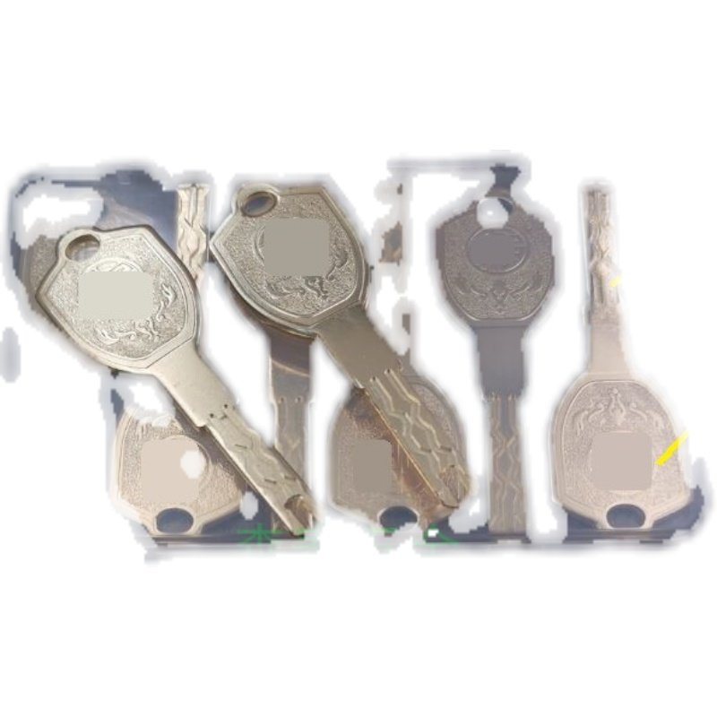 防盗门不锈钢钥匙锁芯全铜防盗门多轨道锁心带防打断钢梁防盗锁头