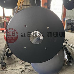 德州744钢犁片 65锰材质用平盘犁各片种农圆盘犁尾轮片