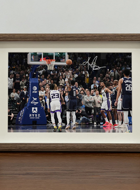 欧文受伤罚球相框挂画摆台NBA球星海报照片挂件装饰画篮球迷周边