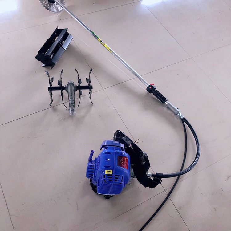 农用汽油开荒除草机 轻便好携带的小型打草工具 农田微耕松土机