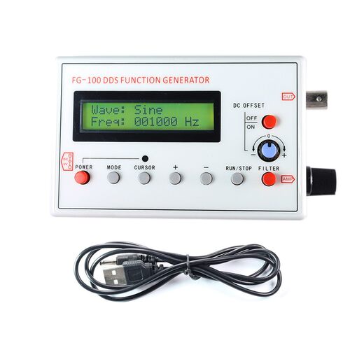1Hz-500KHz dds 函数信号发生器DDS Function Signal Generator