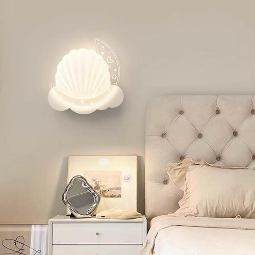 壁灯简约奶油风2024新款卧室床头氛围灯温馨护眼儿童房间墙壁灯具