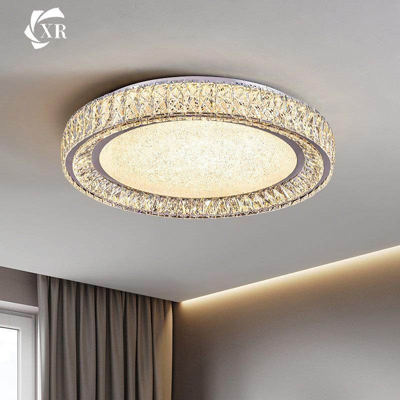 卧室吸顶灯轻奢水晶灯高档大气圆形现代简约主卧房间灯中山灯具,3C数码配件,USB灯,淘宝优惠券,粉丝福利购,淘宝优惠卷