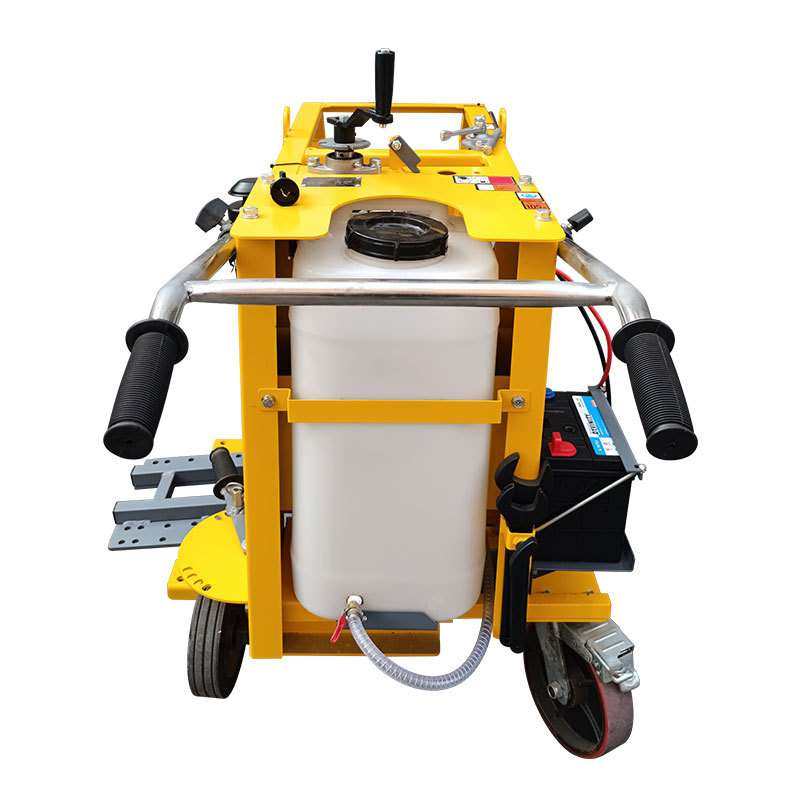 188柴油机手推式井盖切割机路面地面切圆机环切圆周枯井盖切割机