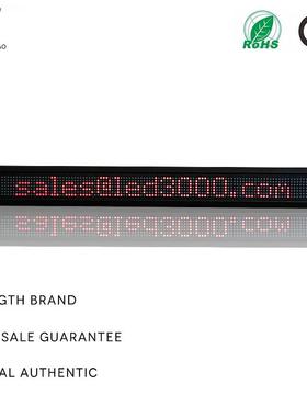 LED digital programmable scrolling information sign